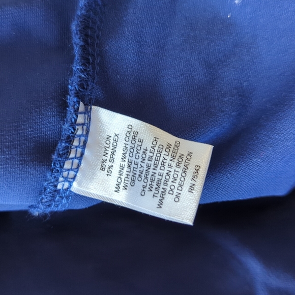 Cynthia Rowley royal blue sleeveless racer back dress size small - Picture 7 of 8